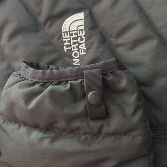 The North Face 550 Flare Goose Down Black Zip Jacket Size SP - Picture 10 of 16